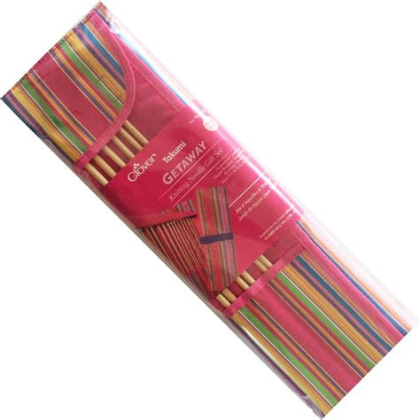 Have a browse through our sets of needles. Clover Getaway Takumi Bamboo Knitting Needle 7 Piece Gift ...