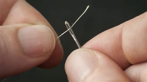 This method, handed down through generations, takes a little bit of patience and practice, but before you know it you will be tying a knot with your eyes closed. We've All Been Threading Needles Wrong This Whole Time ...