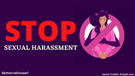 Stop Sexual Harassment at Workplace - Democratic Naari