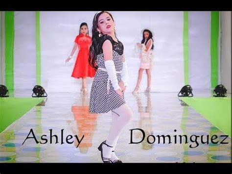 In heels, pantyhose and dress on. AMAZING CATWALK - Ashley Dominguez Model