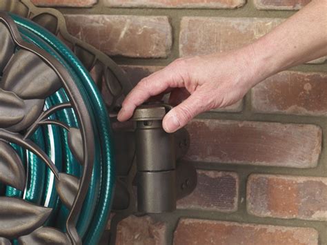 Other options include garden hose reels that sit on the ground. Amazon.com : NeverLeak Decorative Swivel Wall Mount Hose ...