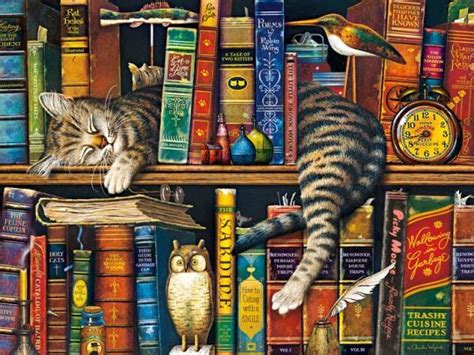 This puzzle is one of the most difficult in our. Charles Wysocki (1928-2002). | Cats, Cat nap, Cat puzzle