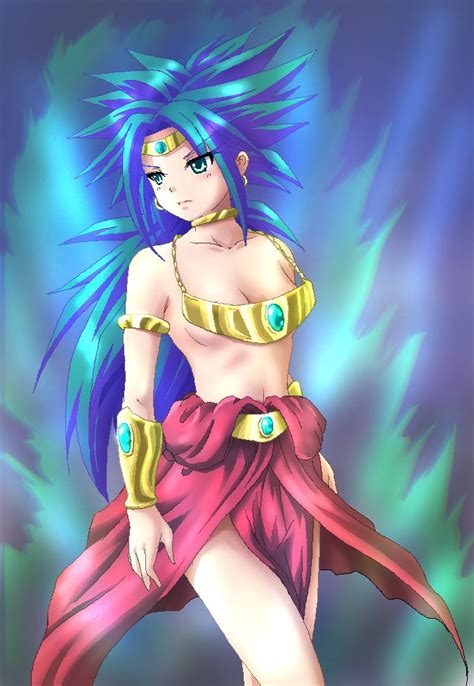 Artstation original character female super saiyan. Broly's wife | Dragon ball, Female broly, Anime