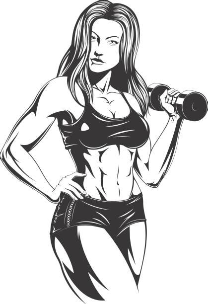 Download 26,735 female body free vectors. Best Female Bodybuilder Illustrations, Royalty-Free Vector ...