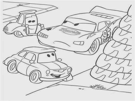 Gambar buku kartun hitam putih. Mewarnai Gambar Mobil (Cars) - Mewarnai Gambar