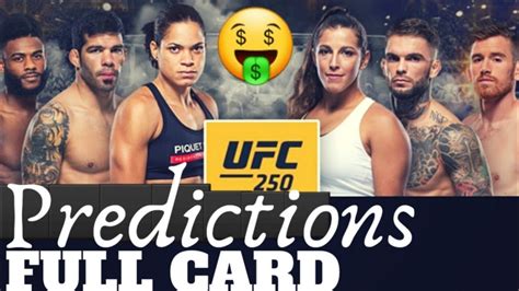 Et, with the main event likely to start around 12:15a et. UFC 250: Nunes vs Spencer FULL card predictions | betting ...