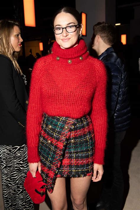 Shailene woodley attends the giambattista valli show as part of the paris fashion week womenswear fall/winter 2020/2021 on march 02, 2020 in paris shailene woodley attends the balmain show, f-w 2020 during ...