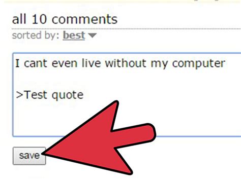 This article shows you how to quote on reddit in 9 easy steps. How to Quote on Reddit: 7 Steps (with Pictures) - wikiHow