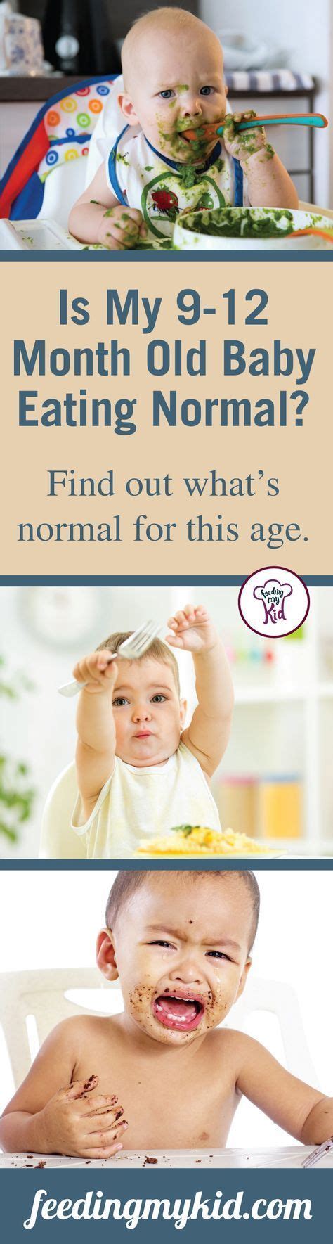 Get propelled with this gathering of simple peasy custom made child nourishment. What's Normal Eating for 9-12 Months Olds? | Homemade baby ...