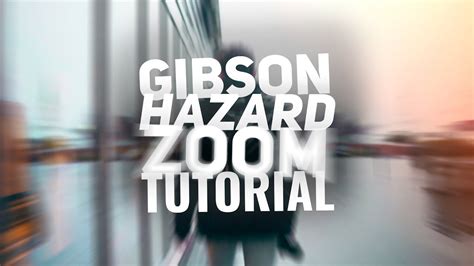 Effective and professional looking zoom effect! Gibson Hazard ZOOM Effect - Adobe Premiere Pro Tutorial ...