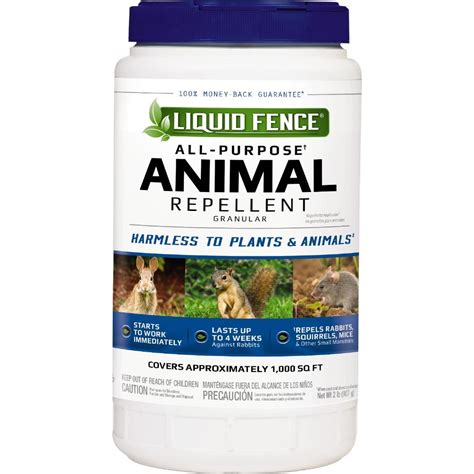 I forgot my supply in my unheated minnesota garage over the winter, so it has been. Liquid Fence 2 lb. Granule All Purpose Animal Repellent-HG ...