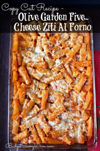 This five cheese ziti al forno is the epitome of comfort food. Olive garden ziti | Recipes, Restaurant recipes, Five ...