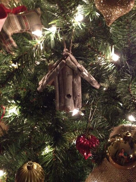 I absolutely love my #craftsman house! Wooden house ornament | House ornaments, Christmas ...