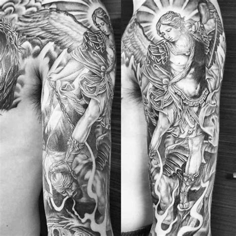 Lower arm tattoos are cool and popular because the forearm provides enough space for creative ideas yet can… Religious Angel Tattoo | Best Tattoo Ideas Gallery