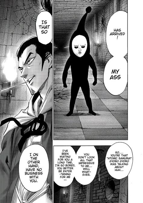 However, he quickly becomes bored with easily defeating monsters, and wants someone to give him a challenge to bring back the spark of being. Read Manga One Punch Man, onepunchman - Chapter 162 ...