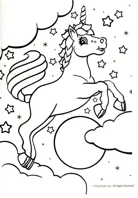 Every child from early childhood loves drawing. Unicorn coloring page - Makaila loves "ponycorns ...