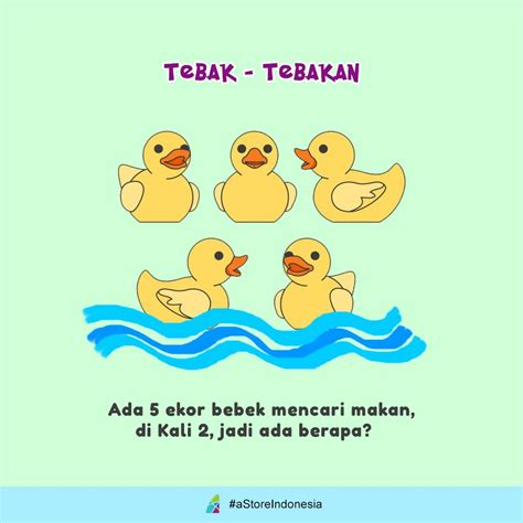 Disini anda akan menemukan jawaban dari semua tingkatan level yang ada pada game tebak gambar. Jawapaan Ada Berapa Bebek Tebak Gambar : Anda Hebat Kalau ...