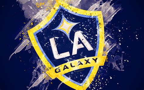 La galaxy kits & logo's 2021. Download wallpapers Los Angeles Galaxy, 4k, paint art ...