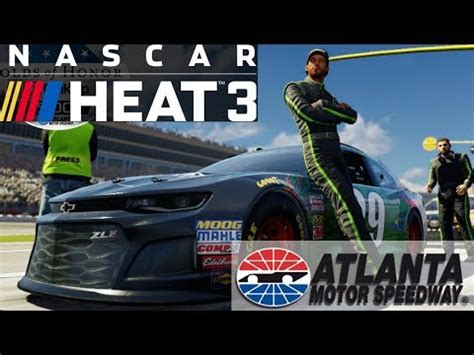 Nascar heat is a series of nascar video games developed and produced by monster games and 704games, who has held the license to publish nascar video games since 2015. NASCAR Heat 3 Career Mode Gameplay - Cup at Atlanta - YouTube