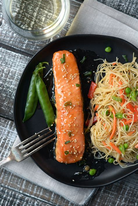 Even thick fillets of salmon will cook very quickly so don't wander too far from the oven. Oven Baked Sesame Salmon - Simple Seasonal