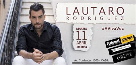 Lautaro rodríguez is an actor, known for acusada (2018), mi mejor amigo (2018) and el cazador (2020). Lautaro Rodríguez se presenta el 11 de abril en el Paseo ...