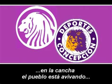 🦁💪🏻 en segunda fase de copa chile se viene duelo de históricos ⚽️🔥 en el partido de ida el león de collao visitará a santiago wander. Himno de Deportes Concepción - YouTube