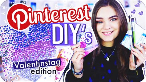 Das perfekte geschenk zum valentinstag: 3 PINTEREST DIY's ♥ Geschenkideen zum Valentinstag! // mit ...