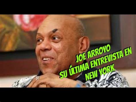 Joe arroyo, el cantante y prolífico compositor cartagenero que creó su propio ritmo bailable, el 'joesón', murió este martes a las 7:45 a.m. Última entrevista de Joe Arroyo en New York (SIN EDITAR) # ...