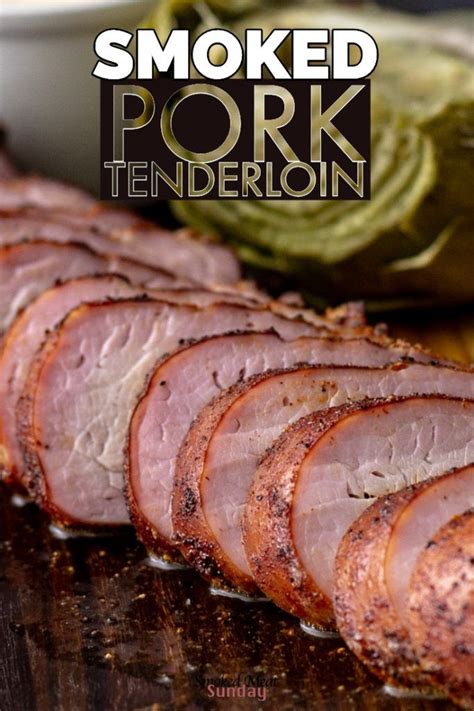 The pork tenderloin is typically about 2 pounds and much smaller than a pork loin. Smoked Pork Tenderloin | Recipe | Smoked pork, Smoked meat ...