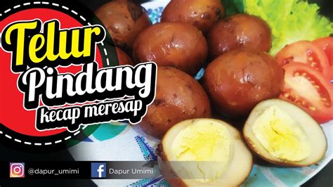 Rasa bumbunya meresap sampai ke dalam. Telur Pindang Kecap | Telur Bacem | Cara membuat agar ...