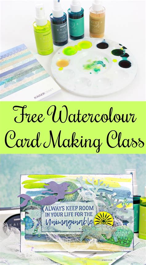 Share them with your classmates and friends. Water Colour Card Making Class