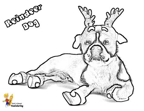 Lots of gorgeous christmas coloring pages, that you can color in online, or print. Christmas Dogs Coloring Pages - Coloring Home