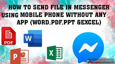 All you needed was a phone number to sign up. HOW TO SEND FILE IN MESSENGER USING MOBILE PHONE WITHOUT ...