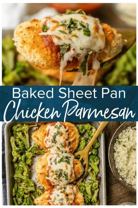 Breaded chicken cutlets are baked, not fried yet the chicken is so moist and full of flavor. Baked Chicken Parmesan Recipe - Easy Chicken Parmesan (VIDEO!!)