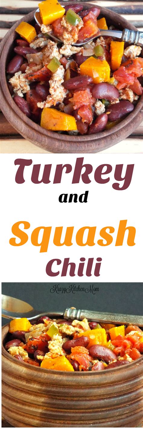 If you are looking for healthy ground turkey recipes, this one is definitely a perfect family meal. Turkey Chili with Butternut Squash | Turkey chili, Brunch ...