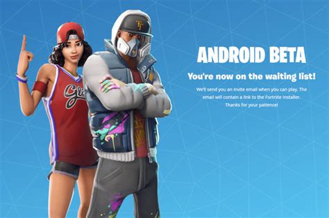 In the united states of america and elsewhere. Fortnite Beta for Android: sign-up to download here ...