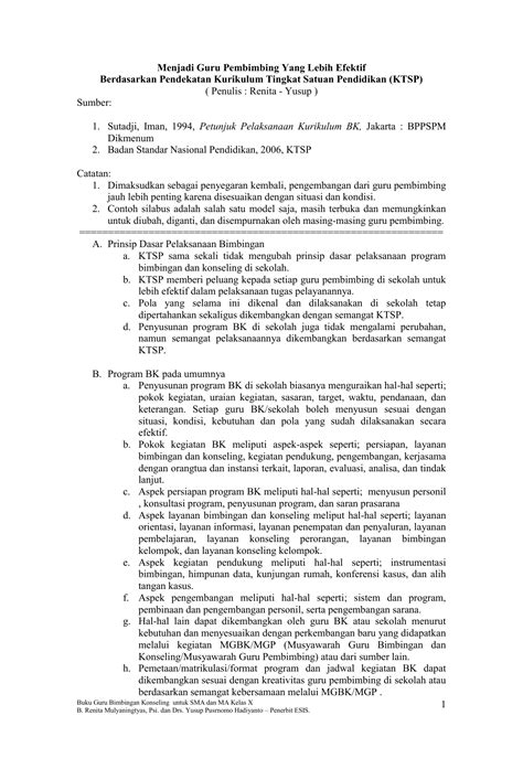 Silabus bahasa indonesia kelas xii sma/smk semester 1 dan semester 2 revisi terbaru. Slabus Guru Bk Tingkat Sma : Download Rpp Dan Perangkat ...