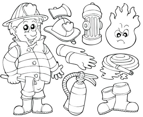 Coloring pages for fire station (buildings and architecture) ➜ tons of free drawings to color. Fire Station Coloring Pages at GetColorings.com | Free ...