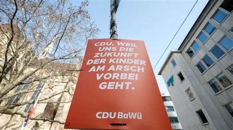 Der landesverband gliedert sich in vier bezirksverbände. Baden-Württemberg: Klimaaktivisten fälschen CDU ...