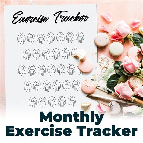 Free Exercise Tracker for Bullet Journals and Planners ...