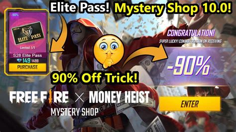 Users need badges to pass the pass and obtain items. Free Fire Mystery Shop 10.0 90% Off Trick | Mystery Shop ...