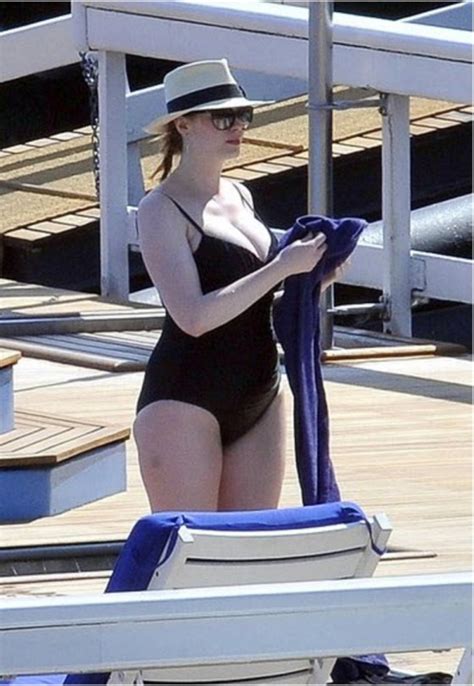 Hendricks was determined to pursue her career in modeling. christina-hendricks-in-black-one-piece-swimsuit-italy-may ...