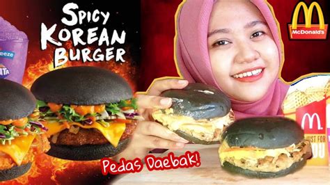 Harga menu burger king memang sudah tidak bisa diragukan lagi. NEW McD Spicy KOREAN BURGER daebak ! beef ( Mukbang ...