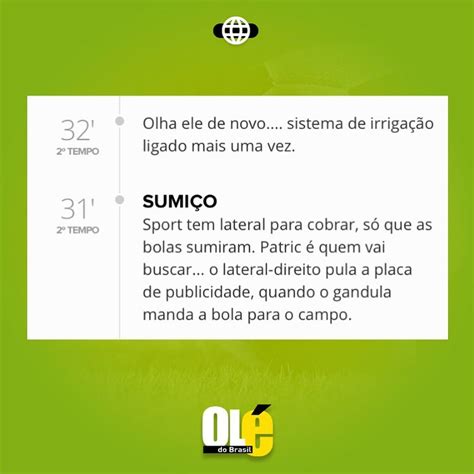 Sii il primo a scrivere un suggerimento su questa partita in italiano. Olé do Brasil - Juazeirense x Sport: um dos jogos mais ...