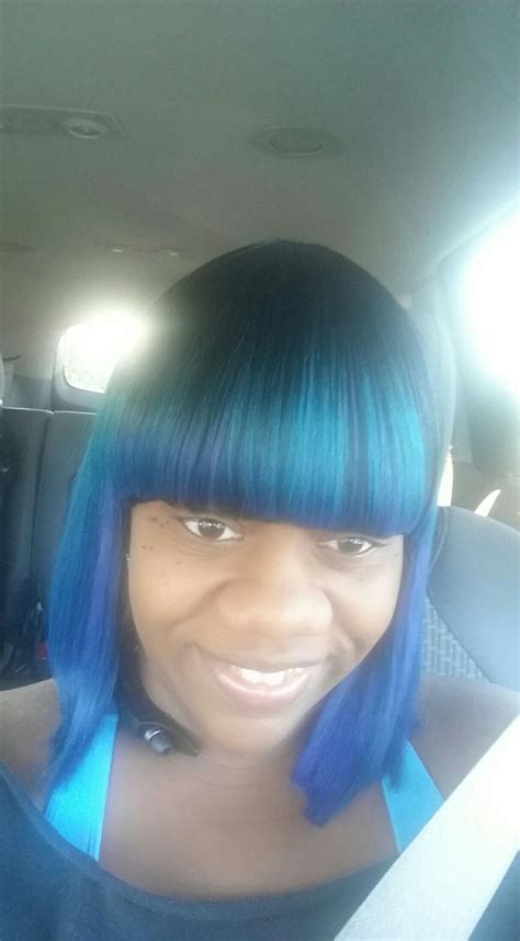 Search for other beauty salons on the real yellow pages®. Feeling kind of BLUE.... | Hair salon, Hair, Kind of blue