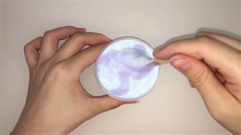 Next, stir the ingredients with a fork until they combine into a hard ball in the middle of the bowl. How to make fluffy slime with laundry detergent + face ...