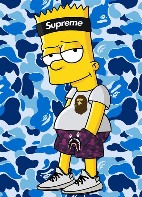 In principle, we do not recommend it for commercial projects. Cartoon Bart Simpson Supreme Wallpaper - Wallpaper Magics