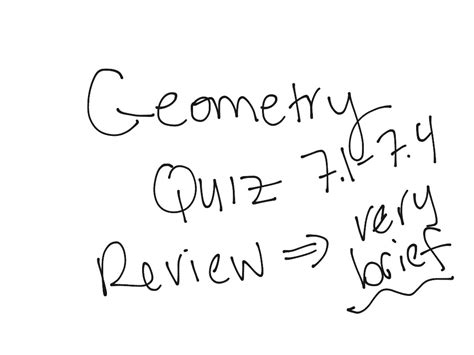 Try this fun geometry quiz for kids and find out! Geometry 7.1 -7.4 quiz review | Math, geometry ...