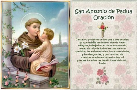 Information from my visit in 2016. Oración a San Antonio de Padua para el amor