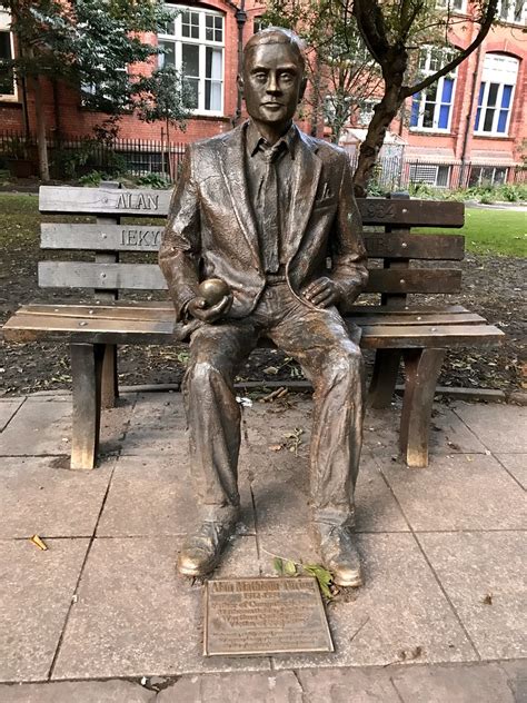 The alan turing memorial, situated in the sackville park in manchester, england, is in memory of a father of modern computing. Alan Turing Memorial, Manchester 2017 | Having visited ...